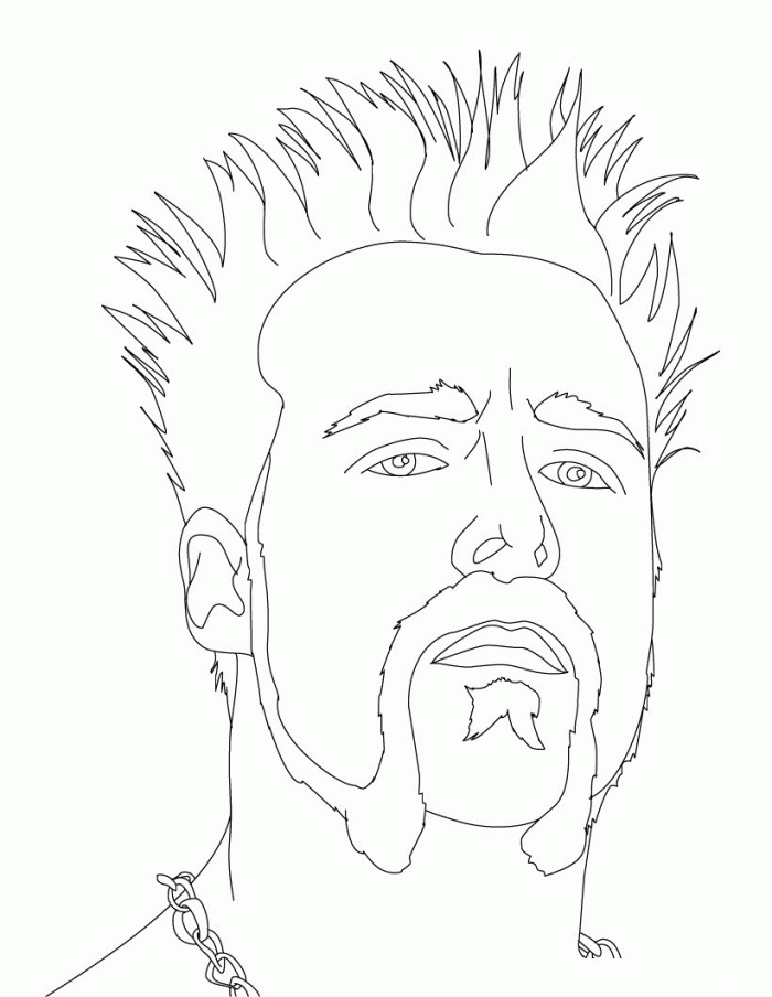 Wwe Wrestling Coloring Page 