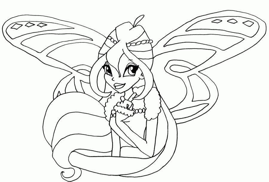 Winx Club Coloring Pages To Print - Winx Club Coloring Pages