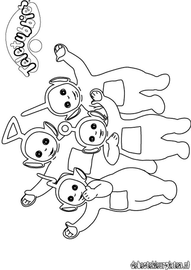 Teletubbies16 | Printable coloring pages