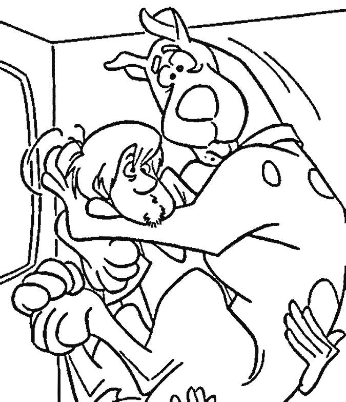 a pup name scooby-doo Colouring Pages