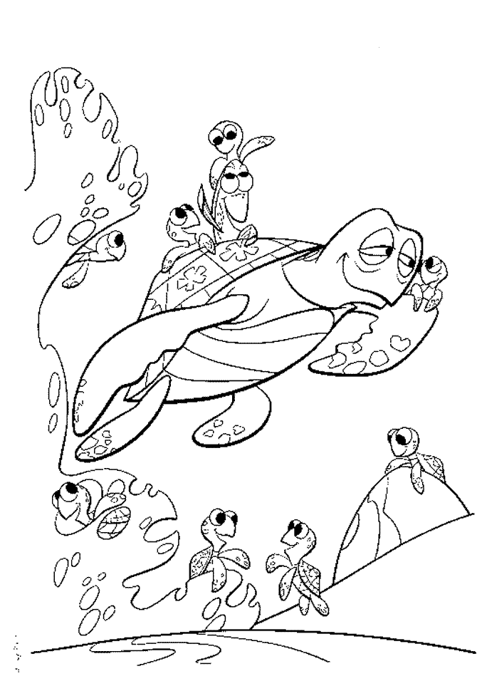 Featured image of post Finding Nemo Coloring Pages Free Printable