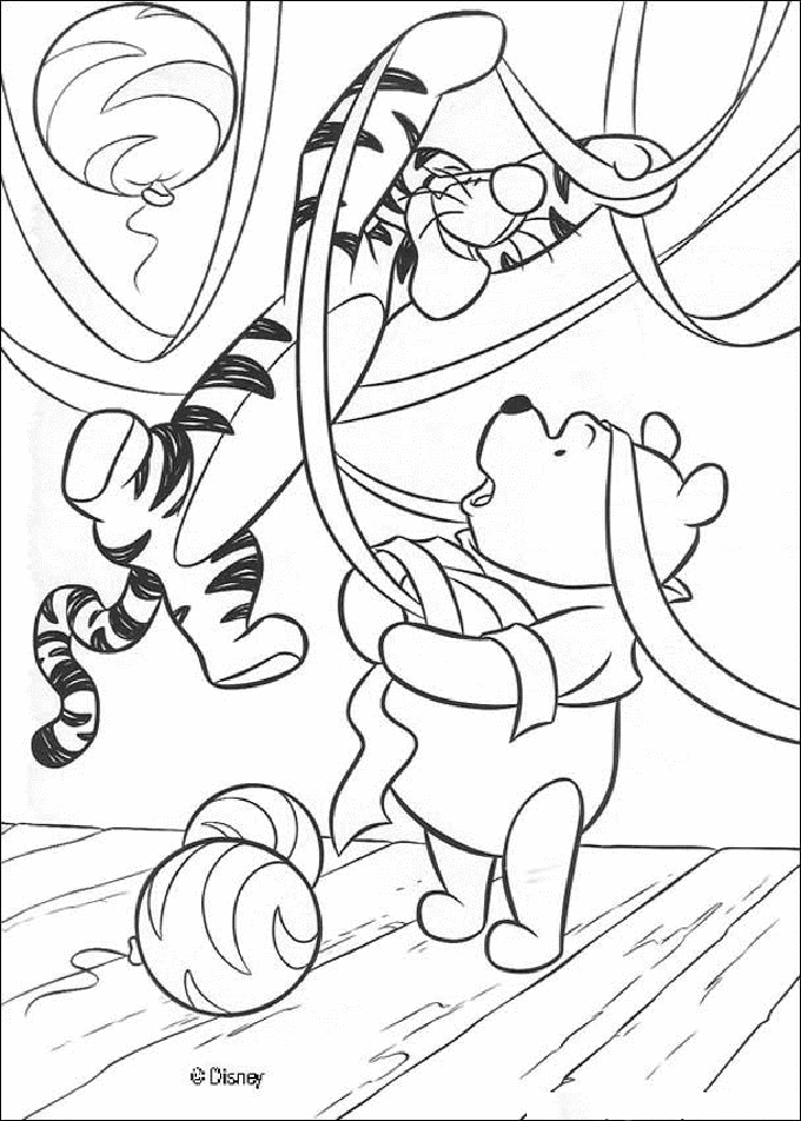 Disney Christmas Coloring Pages Picture