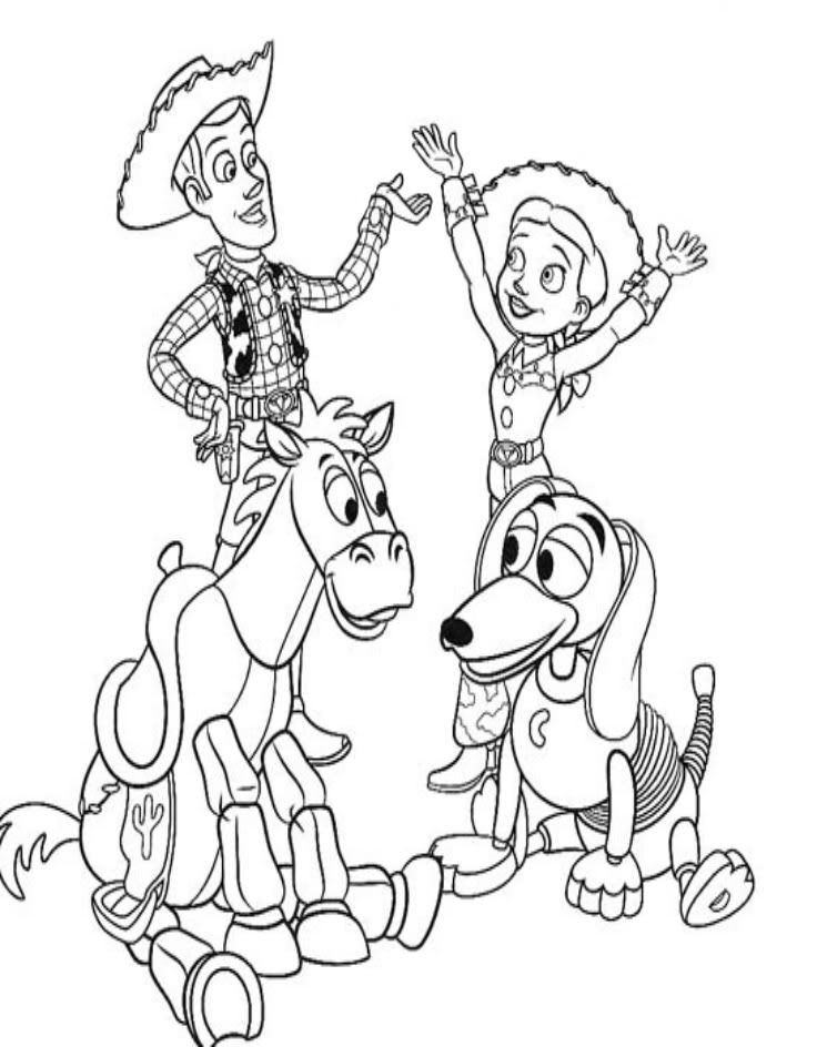 Woody From Toy Story Pages Coloring Pages