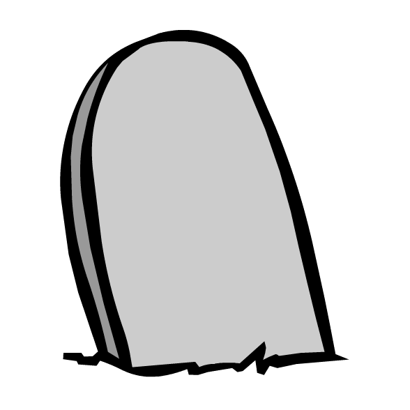 Headstone blank gravestone clipart image