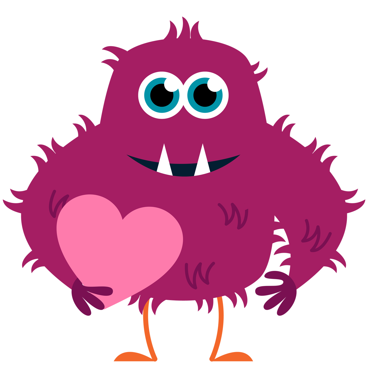 monster valentines day clip art - Clip Art Library