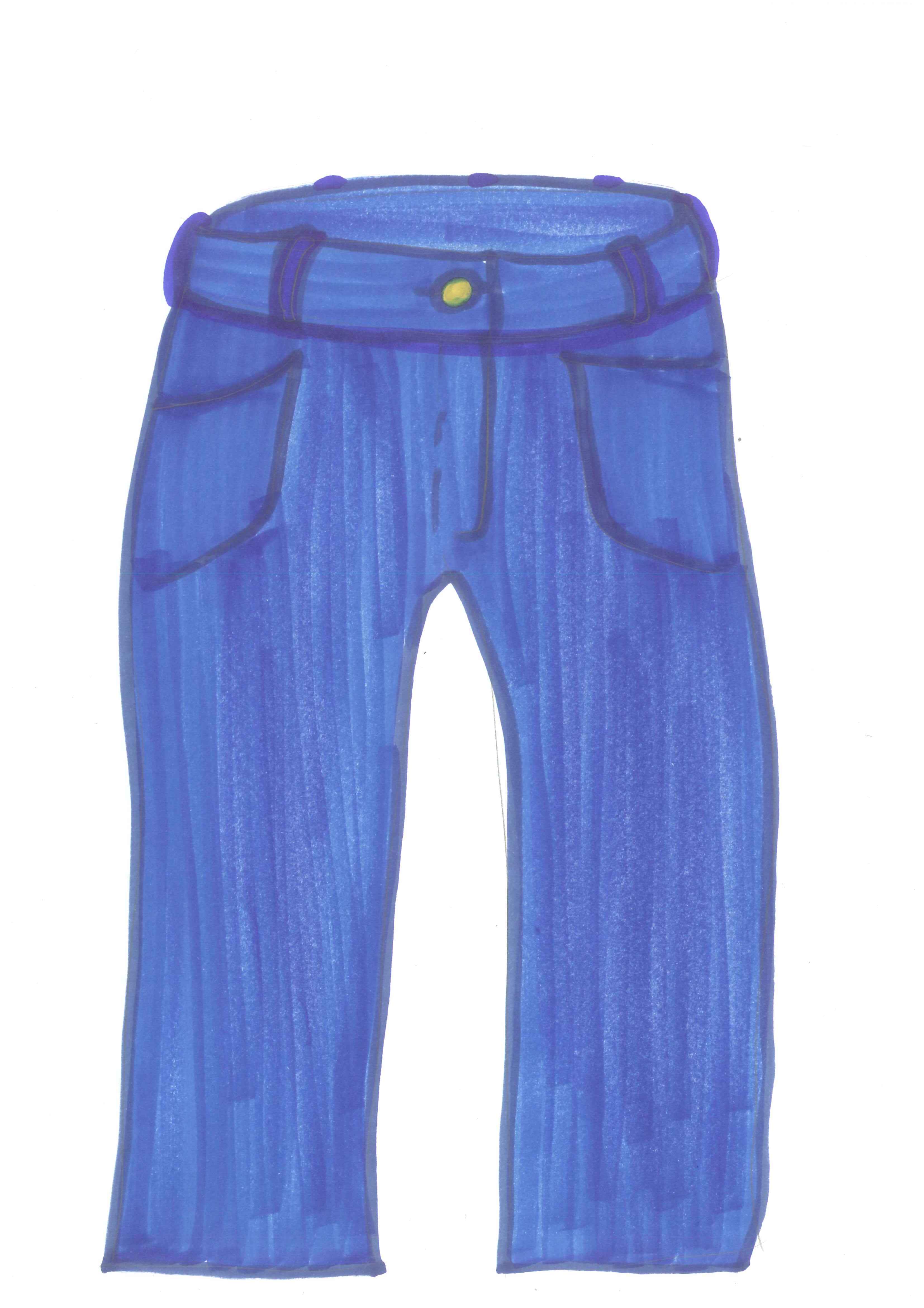 clipart picture of jeans - photo #34