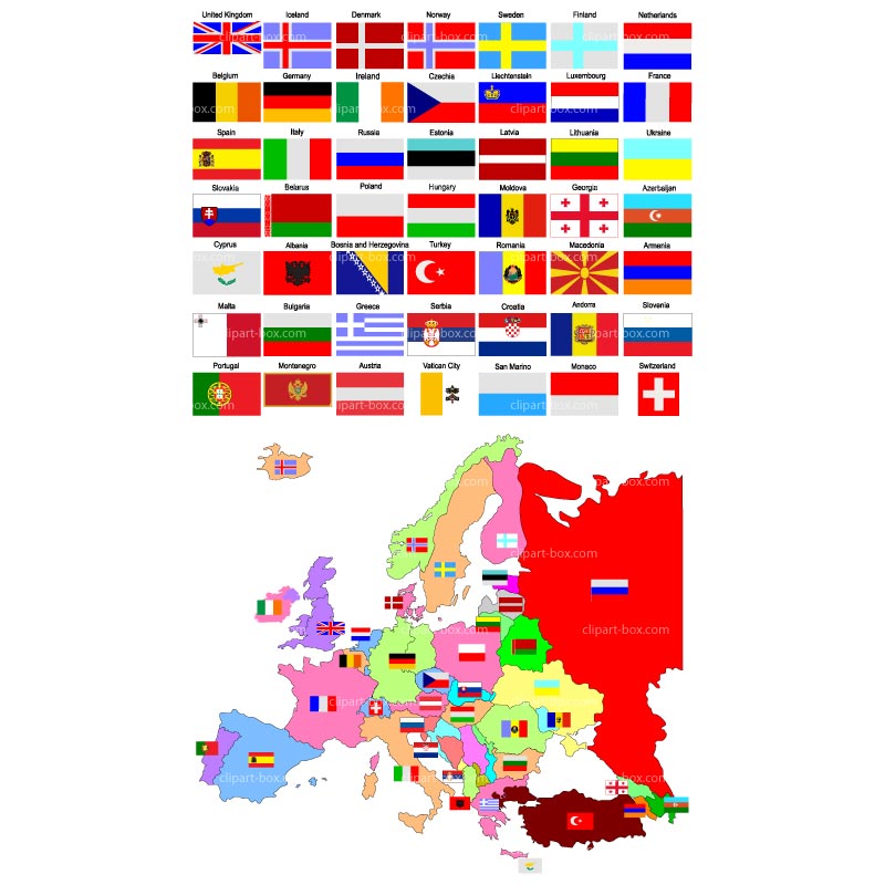 clipart europe flags - photo #46