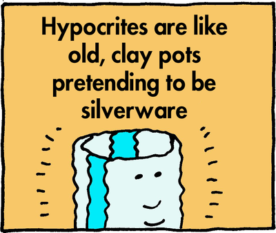 Image download: Hypocrites Pretend