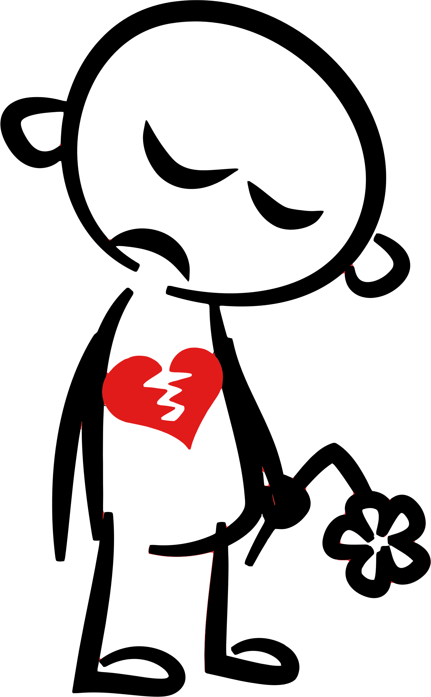 Broken heart clip art at clker vector clip art 2 image