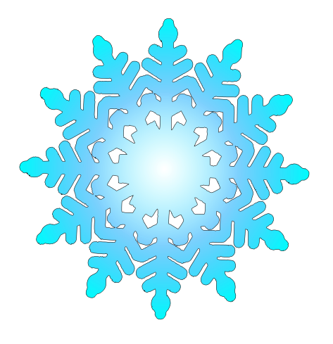 snowflakes clipart