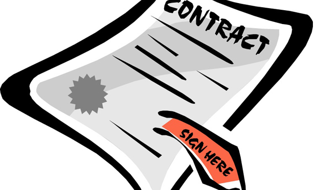Clip Art Contract Agreement Clipart