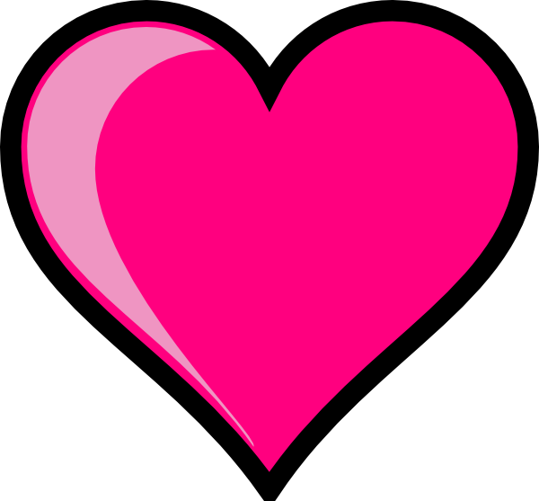 Cute Pink Heart Clipart
