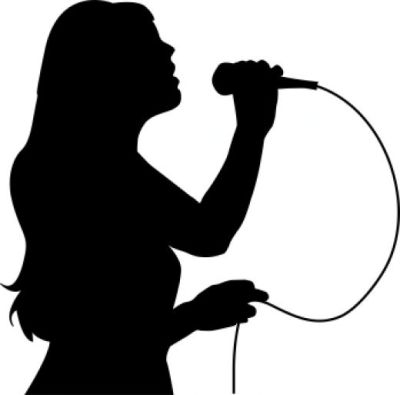 Girl Singing Clipart