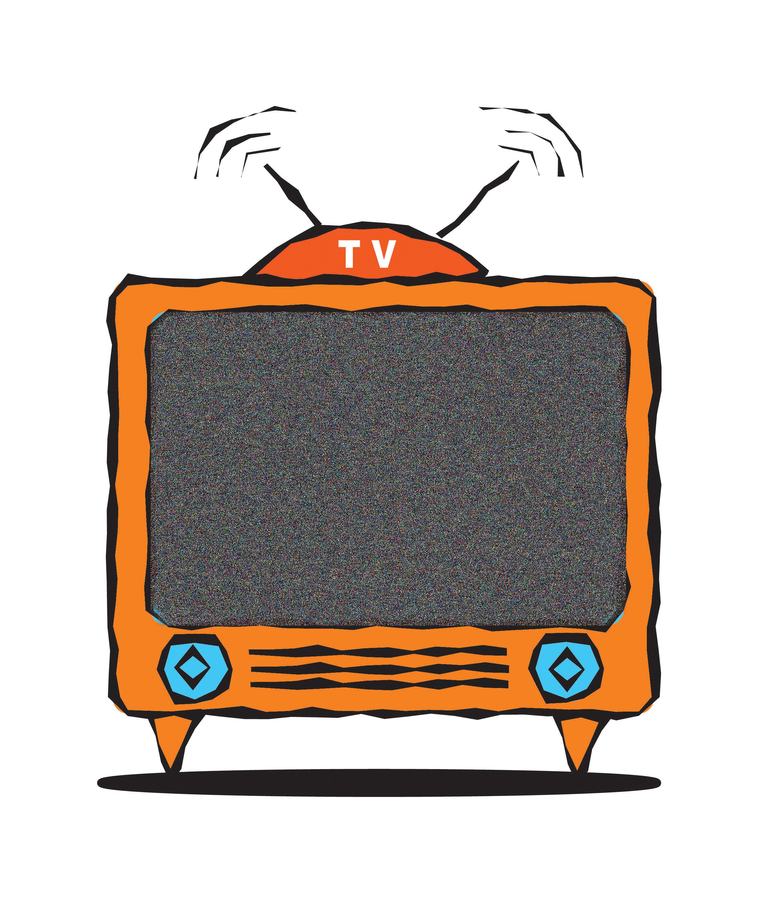 Retro Television Clipart