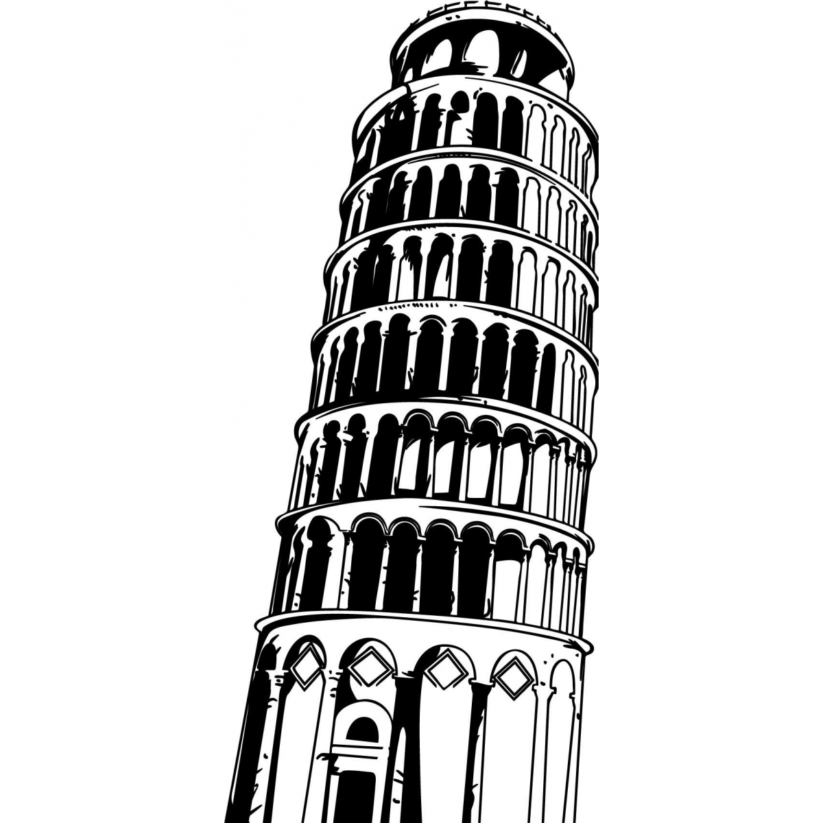tower of pisa clip art - Clip Art Library.