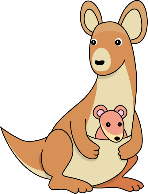 Pin kangaroo 2 clipart clip art on clipart free clip image