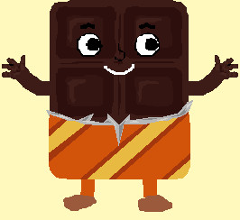 Chocolate candy bar clipart free image