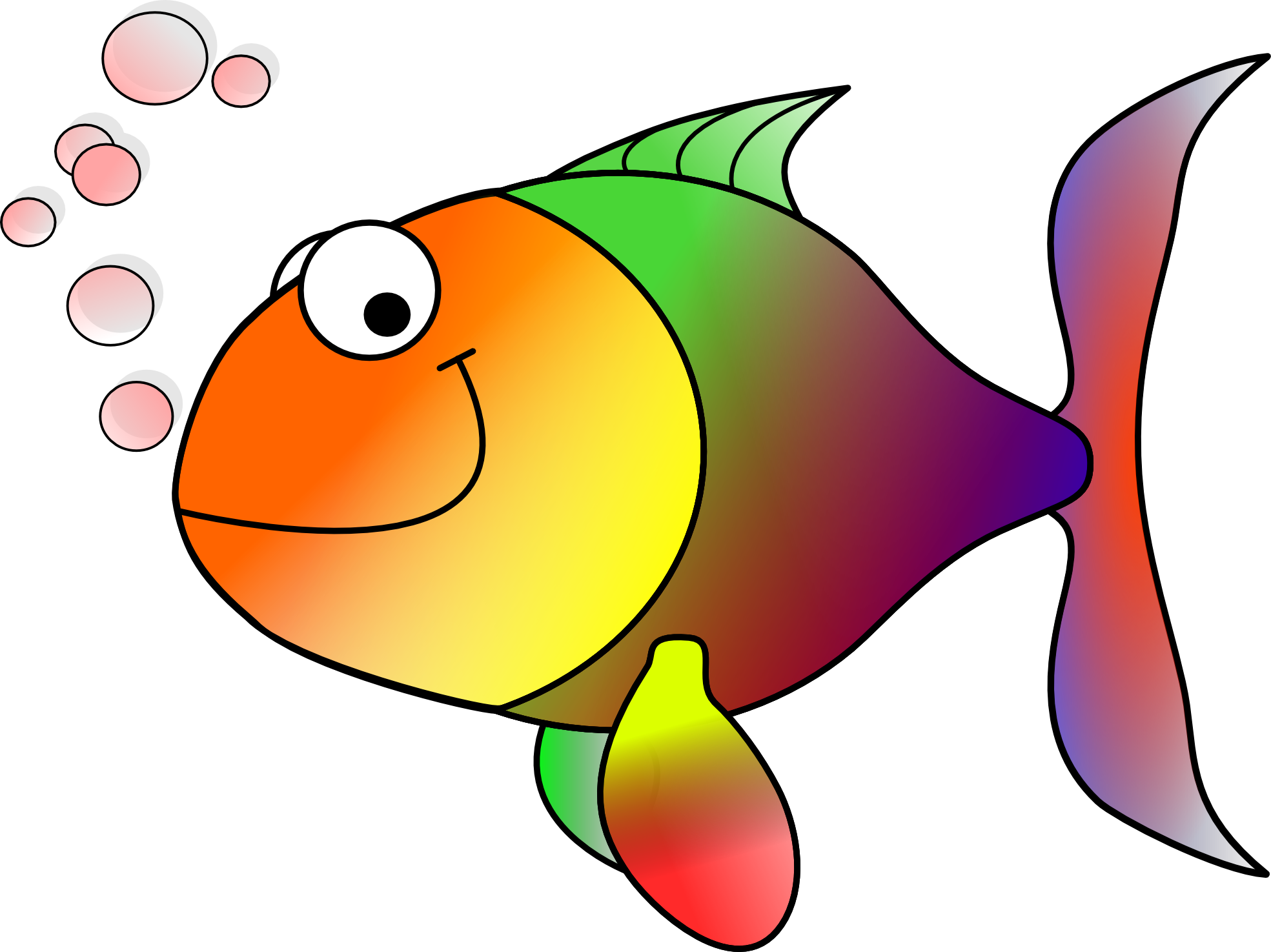 Fish clip art free clipart image