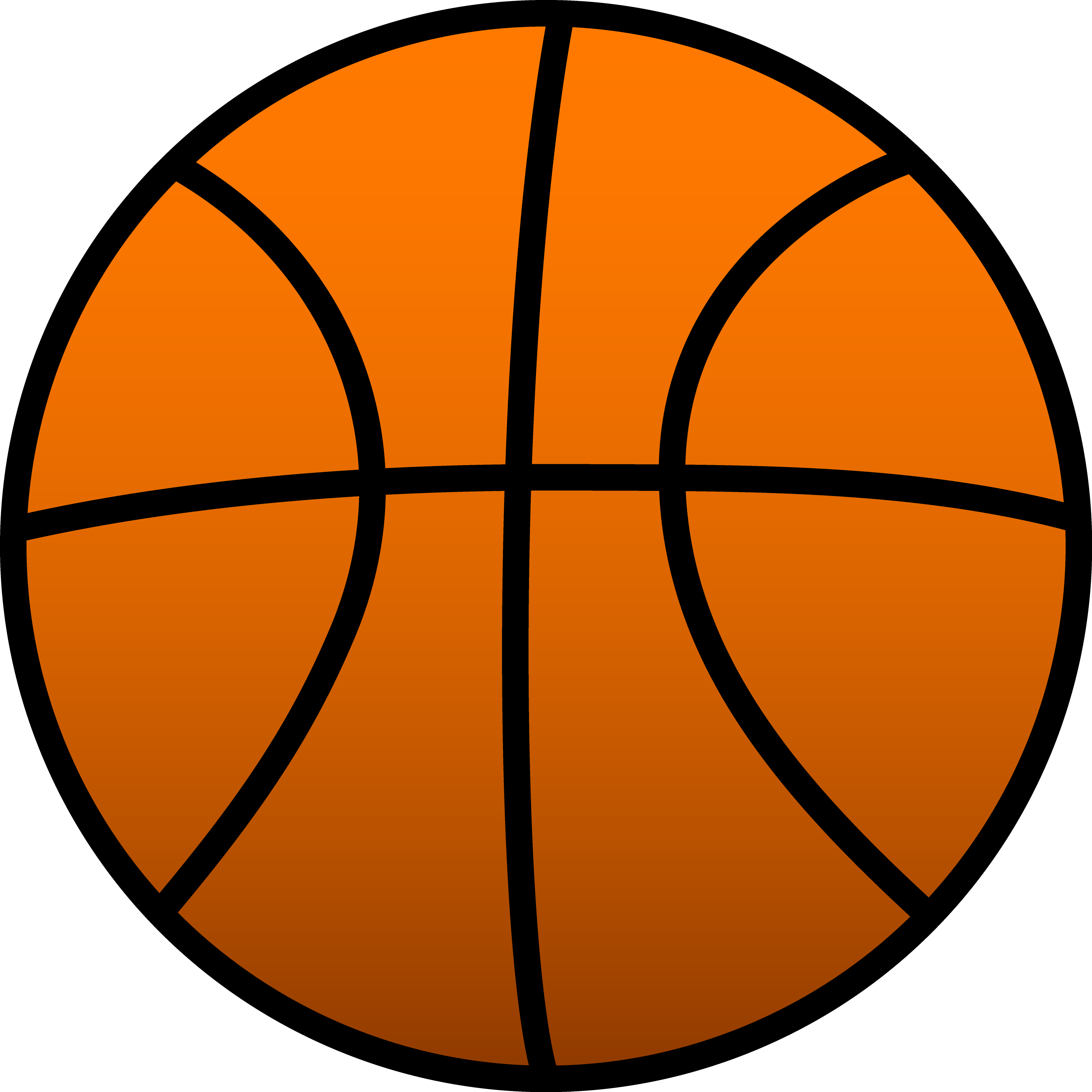 Basketball ball PNG image, free download