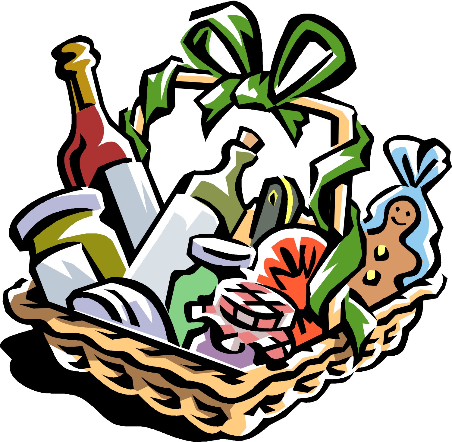 free clipart gift baskets - photo #2