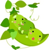 Pods of Peas Friends clipart