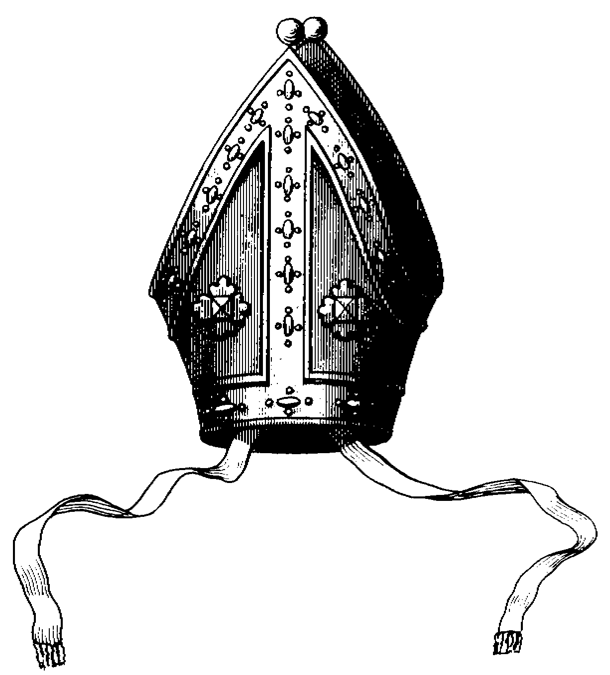 Pope Hat Drawing