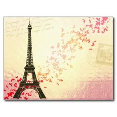 Paris Postcard Clipart
