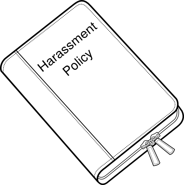 Harassment Policy Book Clip Art