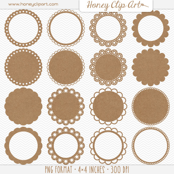 Popular items for circles clipart