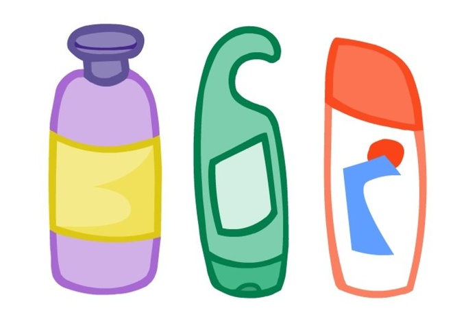 clipart of shampoo