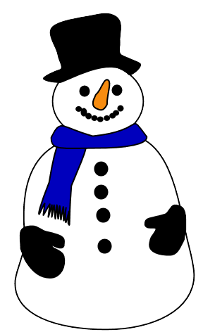 Clip Art Snowman