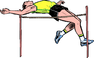 Evaluating High Jump Clipart