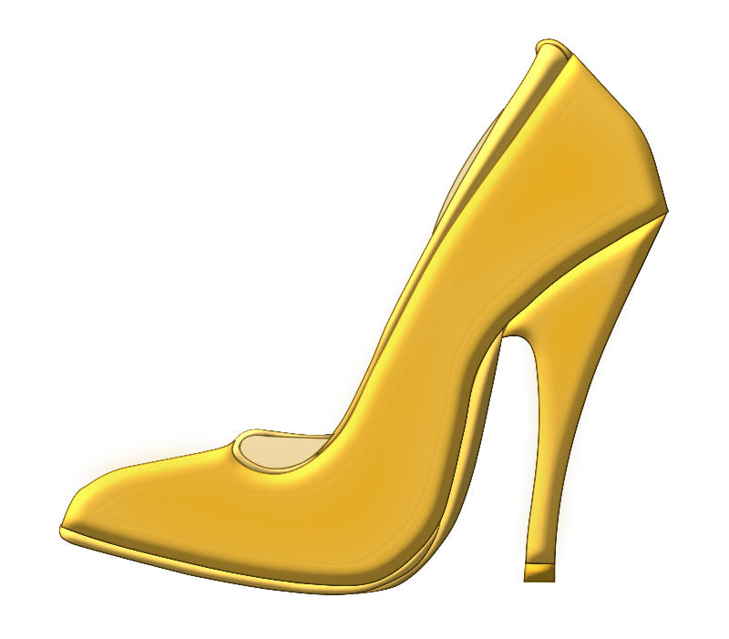 Purple high heel clip art at clker vector clip art image