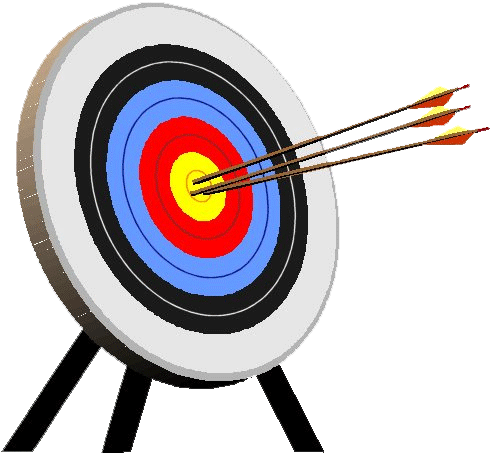 Printable bullseye target clipart image