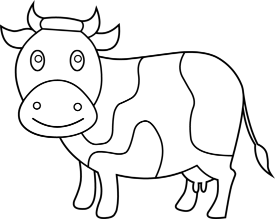 cow clipart simple - photo #22