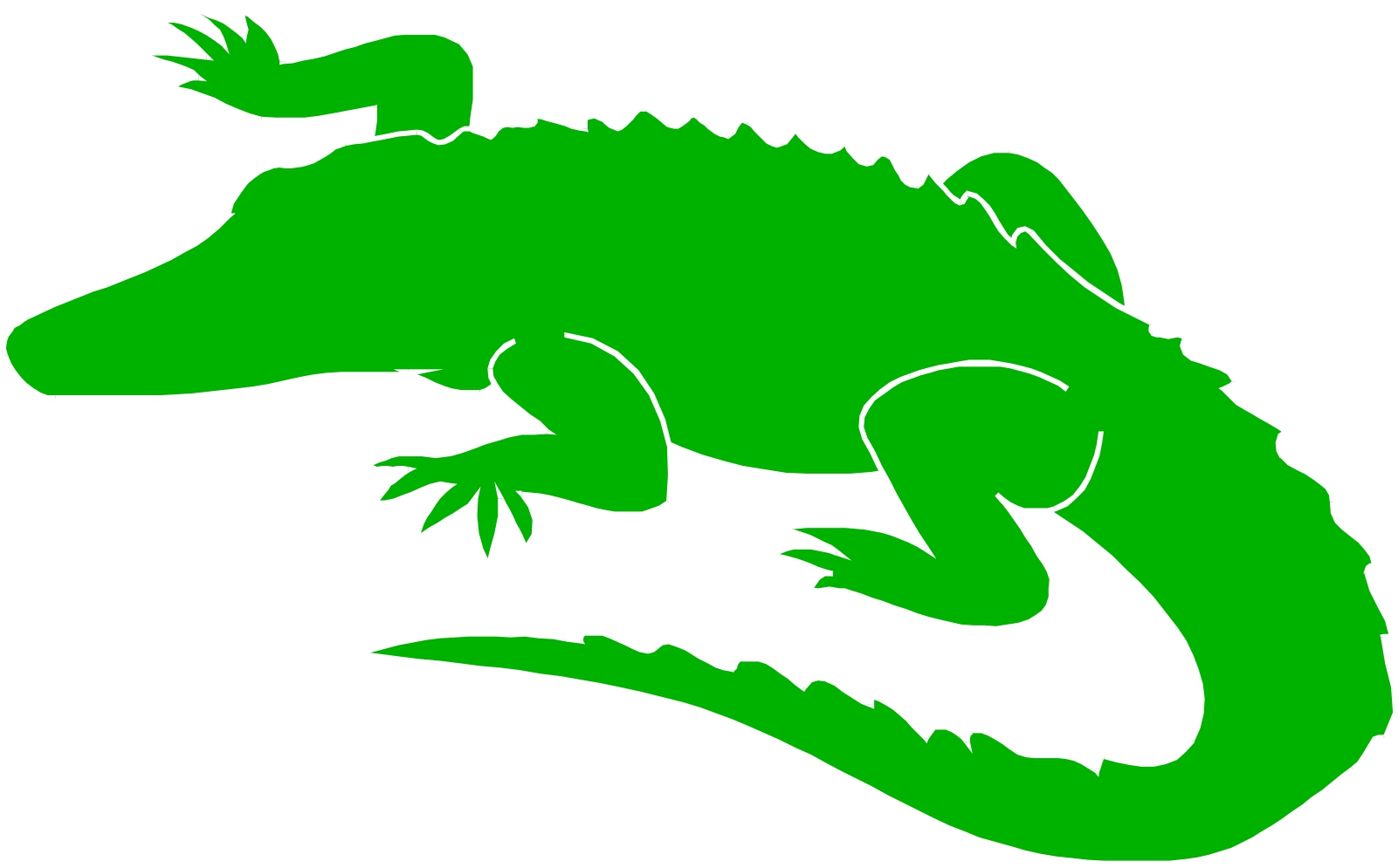 Alligator clipart 2