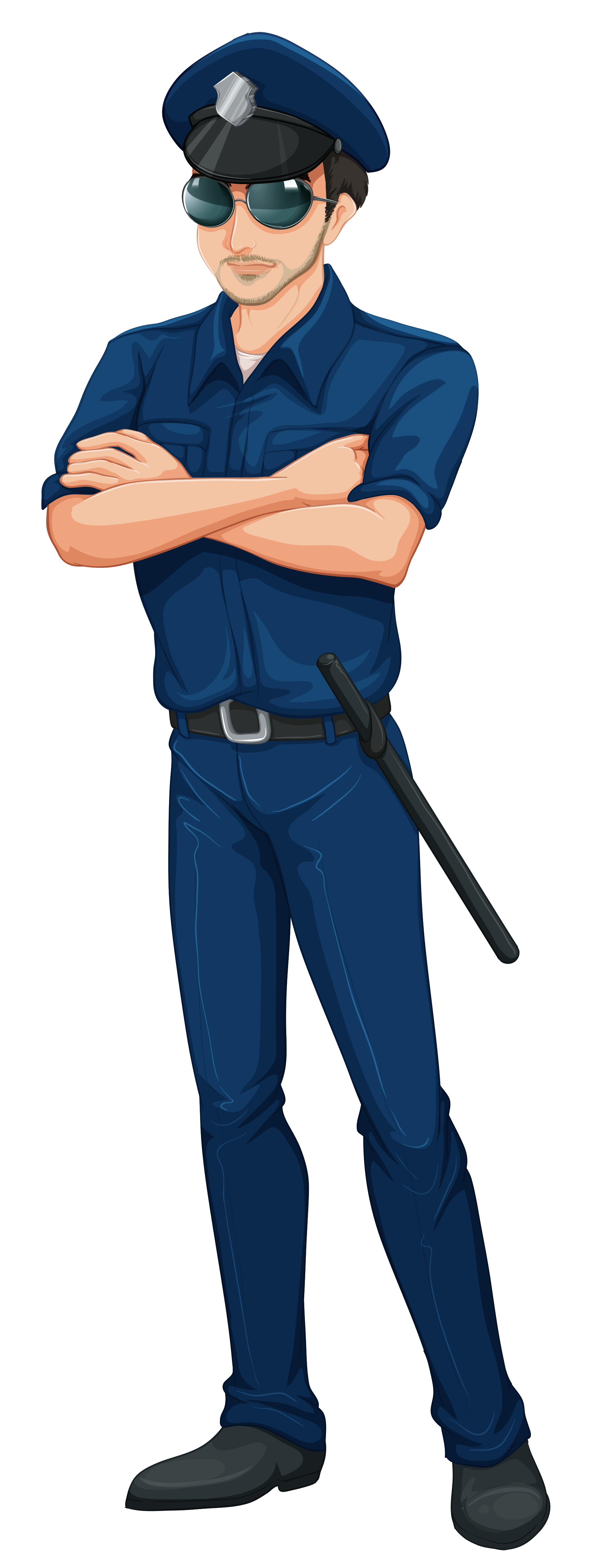 Cop Policeman PNG Clip Art Image 
