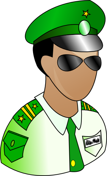 security guard clipart black and white - photo #14