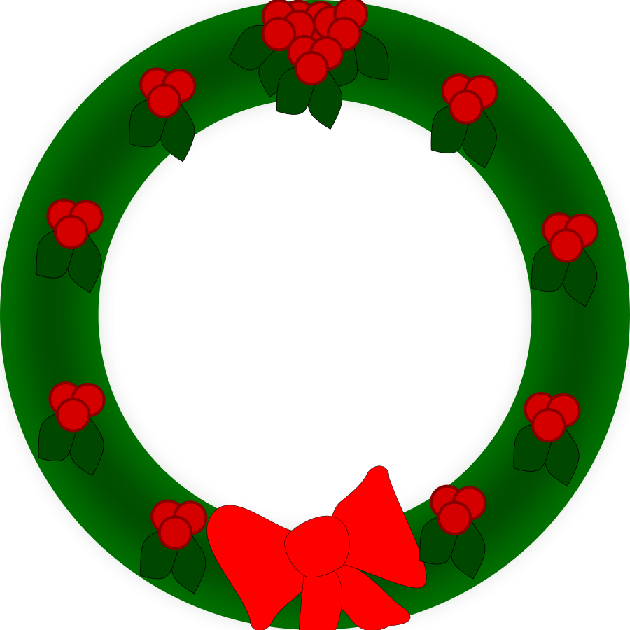 Clip art wreath clipart image