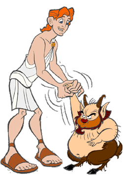 young hercules and phil - Clip Art Library