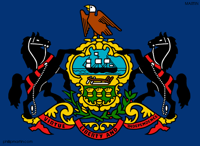 state of pennsylvania clipart