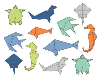 origami clip art  Etsy