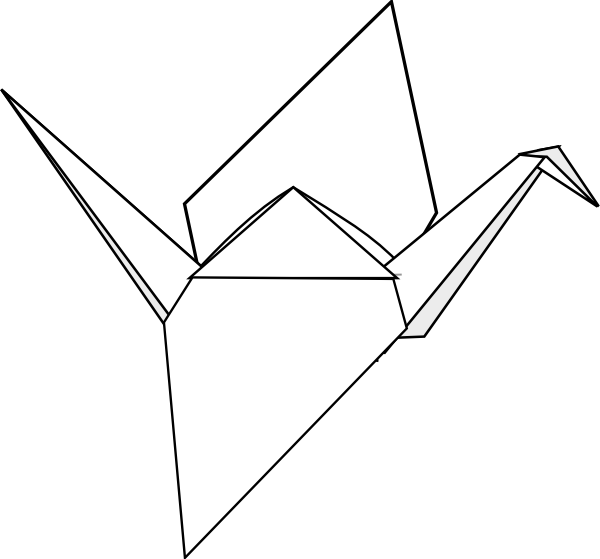 Origami Crane Clip Art