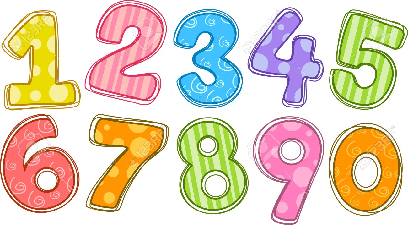 christmas clipart numbers - photo #46