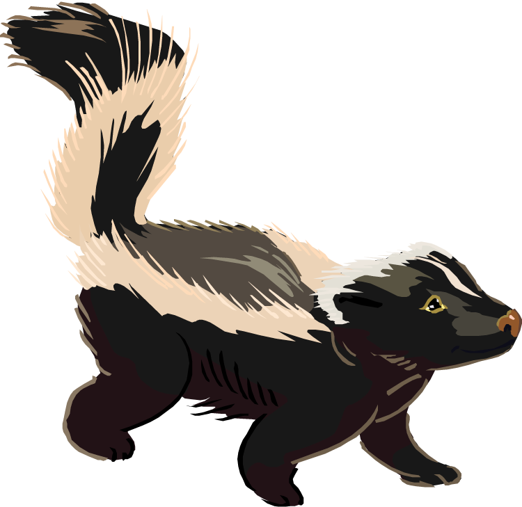 Skunk Clipart Free
