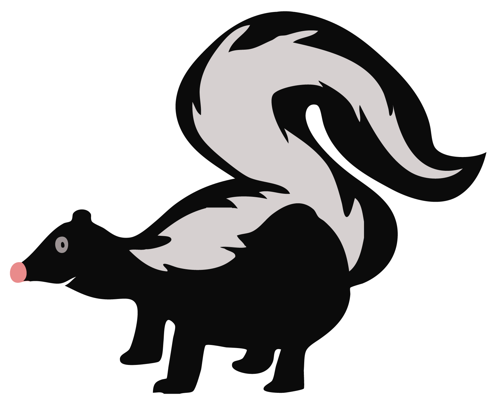 skunk clipart pictures of food