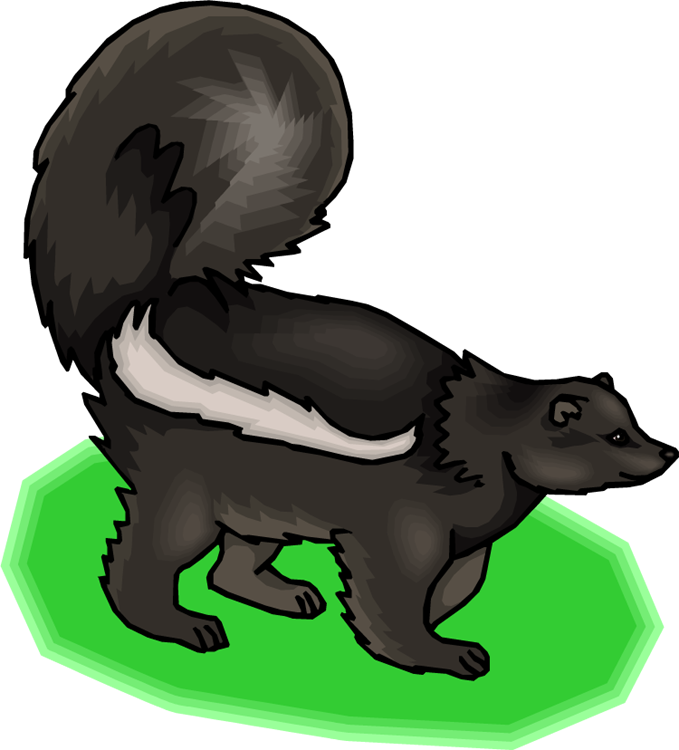 Skunk clipart free free clipart image 3 image
