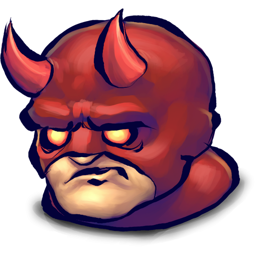 Daredevil Head Watercolor Icon, PNG ClipArt Image 