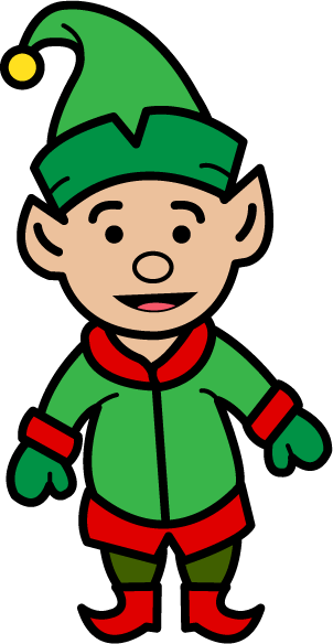 free clipart of christmas elves - photo #35
