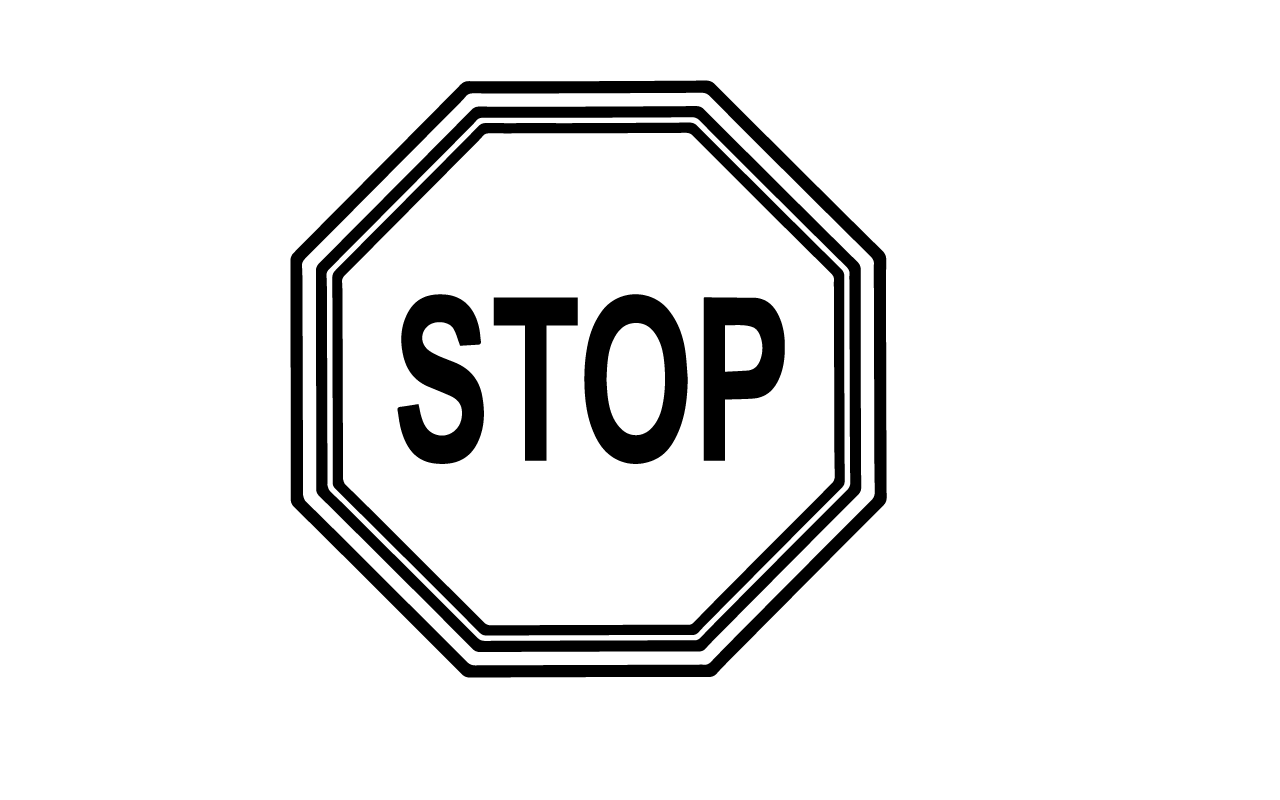 Stop sign image clipart image